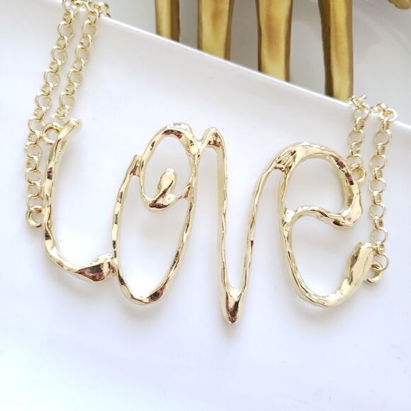 Zara “LOVE” Necklace  - Picture 5 of 12